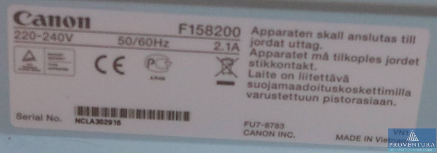 Drucker CANON F158200 | Proventura Online-Auktion